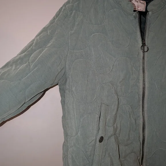 Free People Aura Liner Jacket In Emerald Spell - Picture 6 of 9